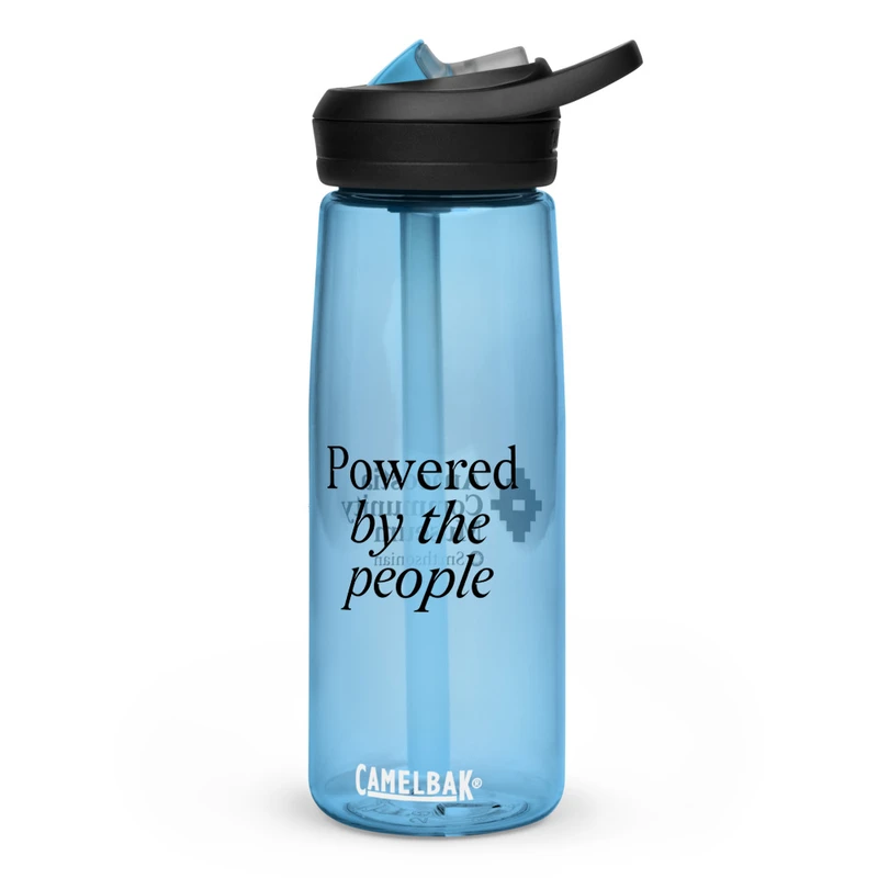 Powered by the People Water Bottle Image 1