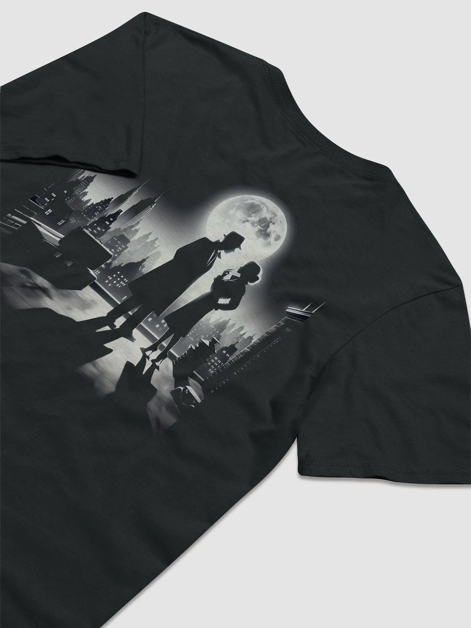 Moonlight Mischief: A Rooftop Rendezvous (Womens Tee) product image (7)