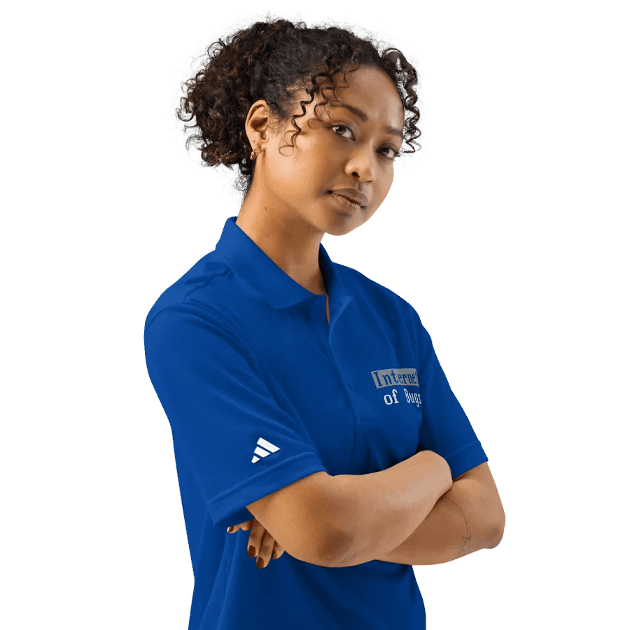 Internet Of Bugs Adidas Polo Shirt product image (9)