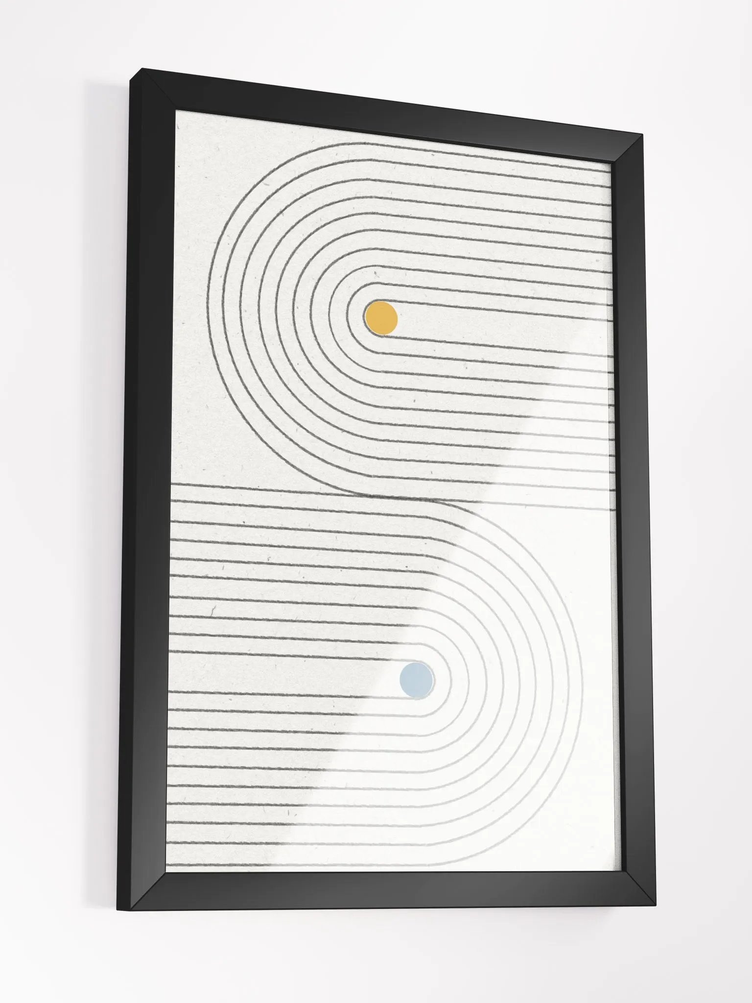 Concentric C Minimalist Poster | Modern Abstract Wall Art product image (4)