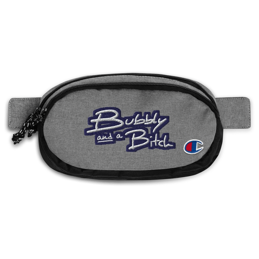 Bubbly and a B*tch (navy bubble design 2) champion fanny pack product image (1)