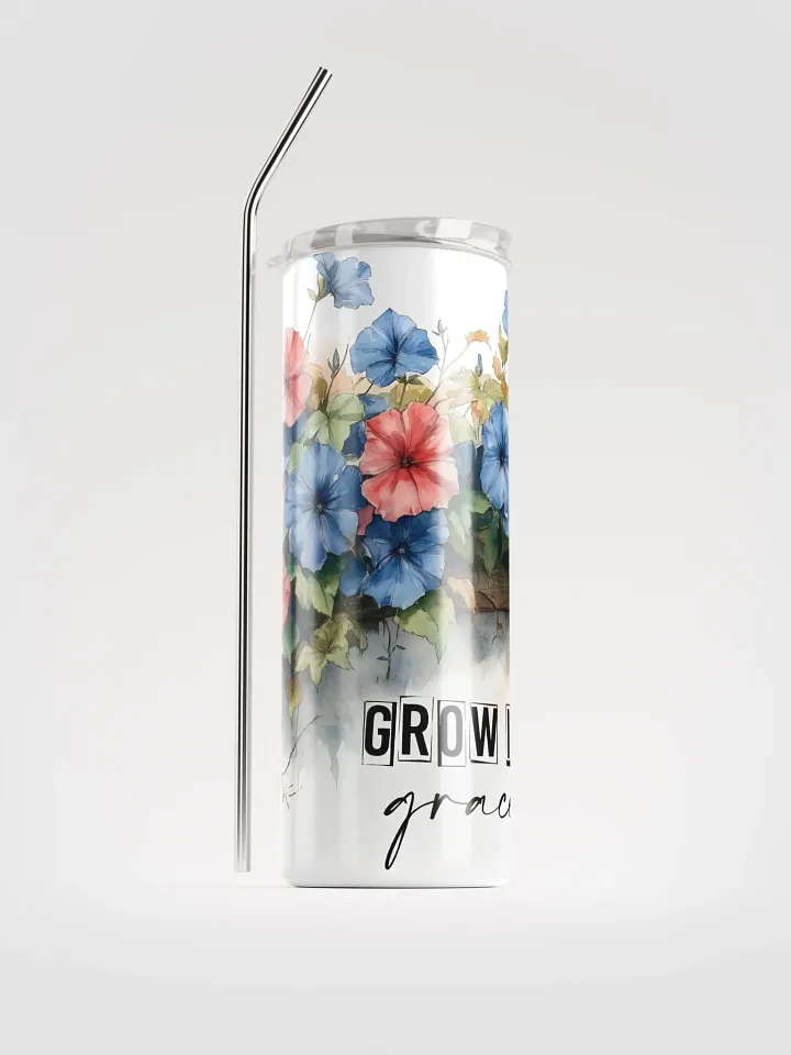 Graceful Blooms Stainless Steel Tumbler product image (2)