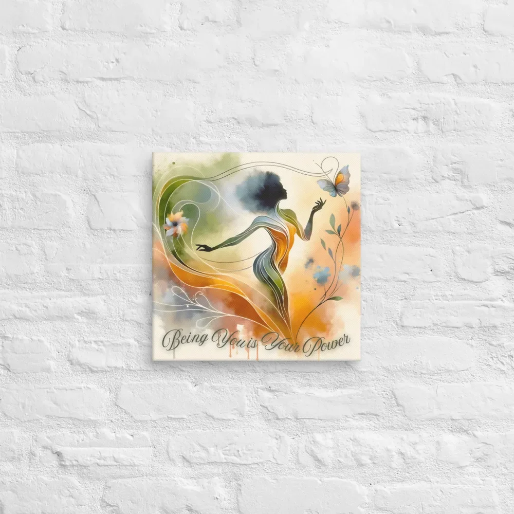 Being You is Your Power Aesthetic Abstract Art Canvas product image (3)