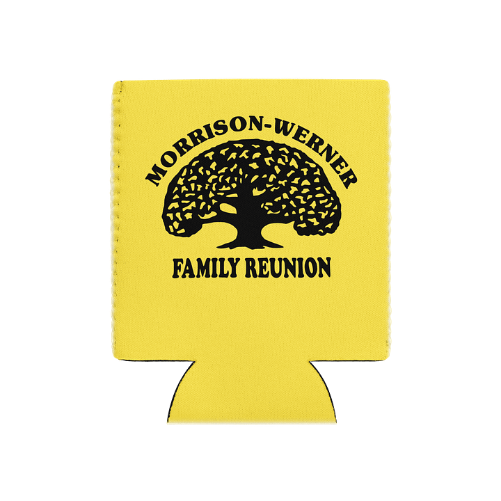 "Morrison-Werner Family Tree" Can Coozie (Yellow) product image (1)