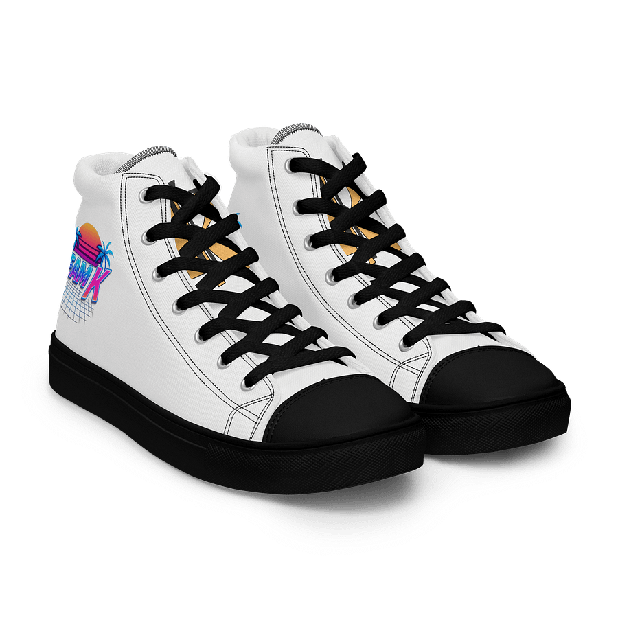 Team K 1980's Women's High Top Canvas Shoes product image (11)