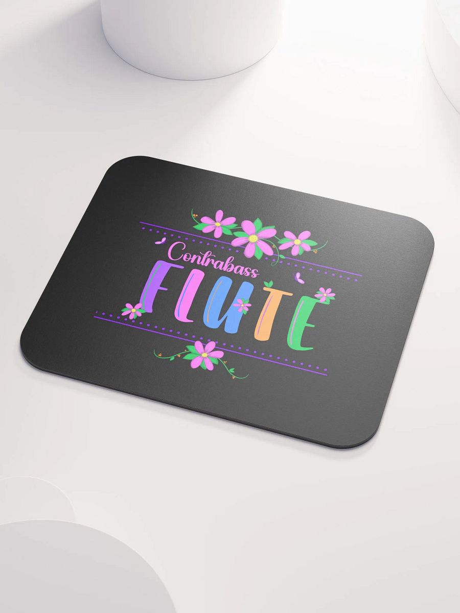 Floral Flute Contrabass Mouse Pad product image (3)