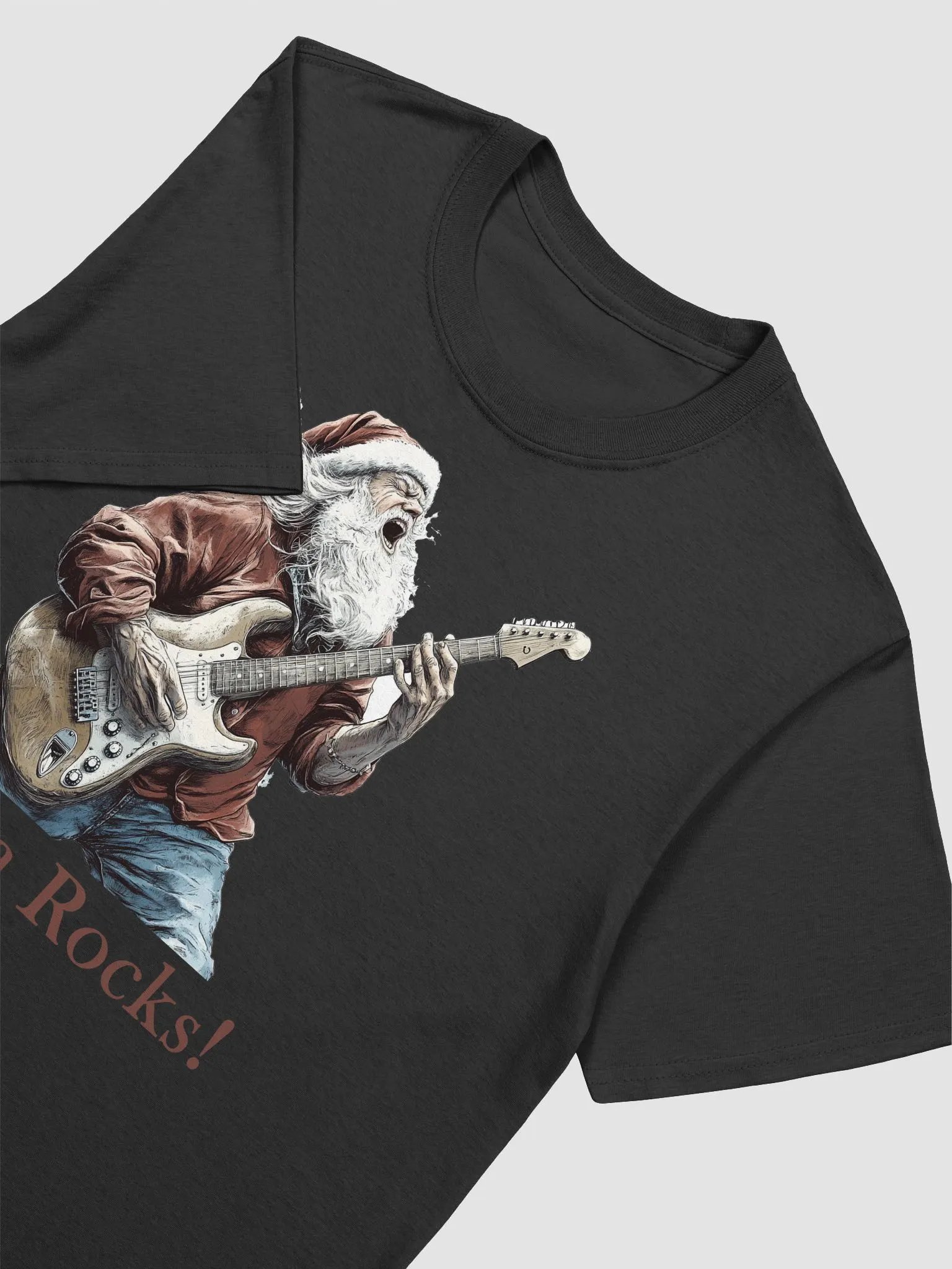 Santa Rocks Unisex T-Shirt product image (2)