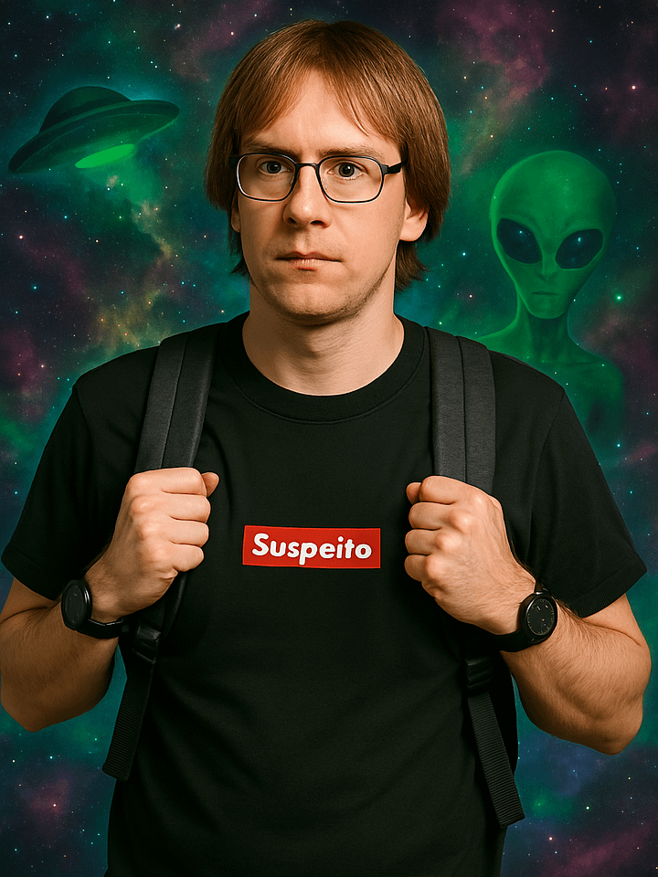 T-SHIRT "SUSPEITO" | TÓ JÓ product image (1)