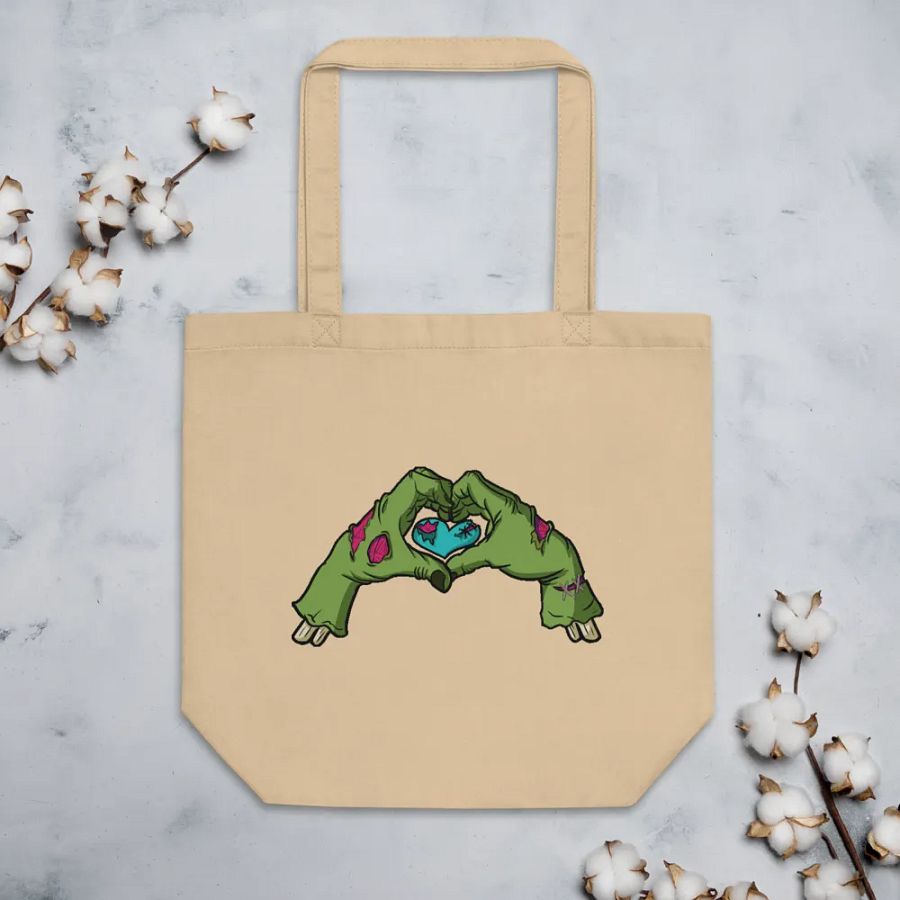 tote bag amour Zombie product image (4)