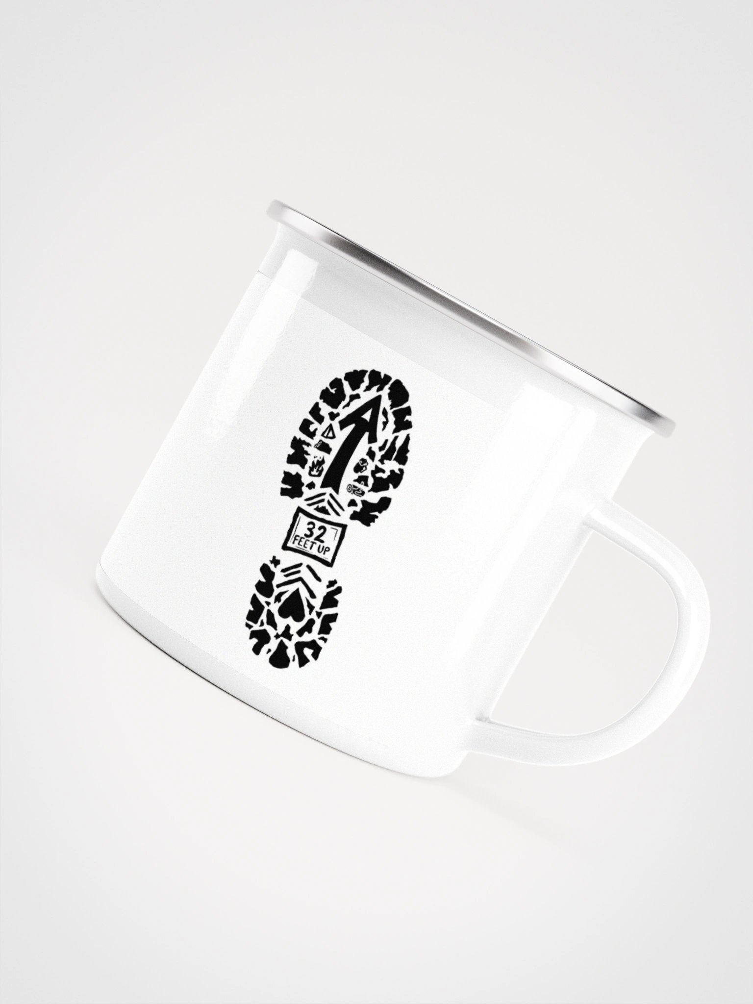 32 Feet Up - Appalachian Trail Enamel Mug product image (5)