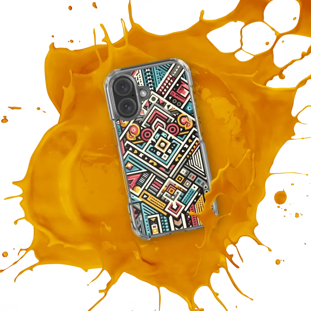 Geometric Fusion iPhone® Case product image (389)