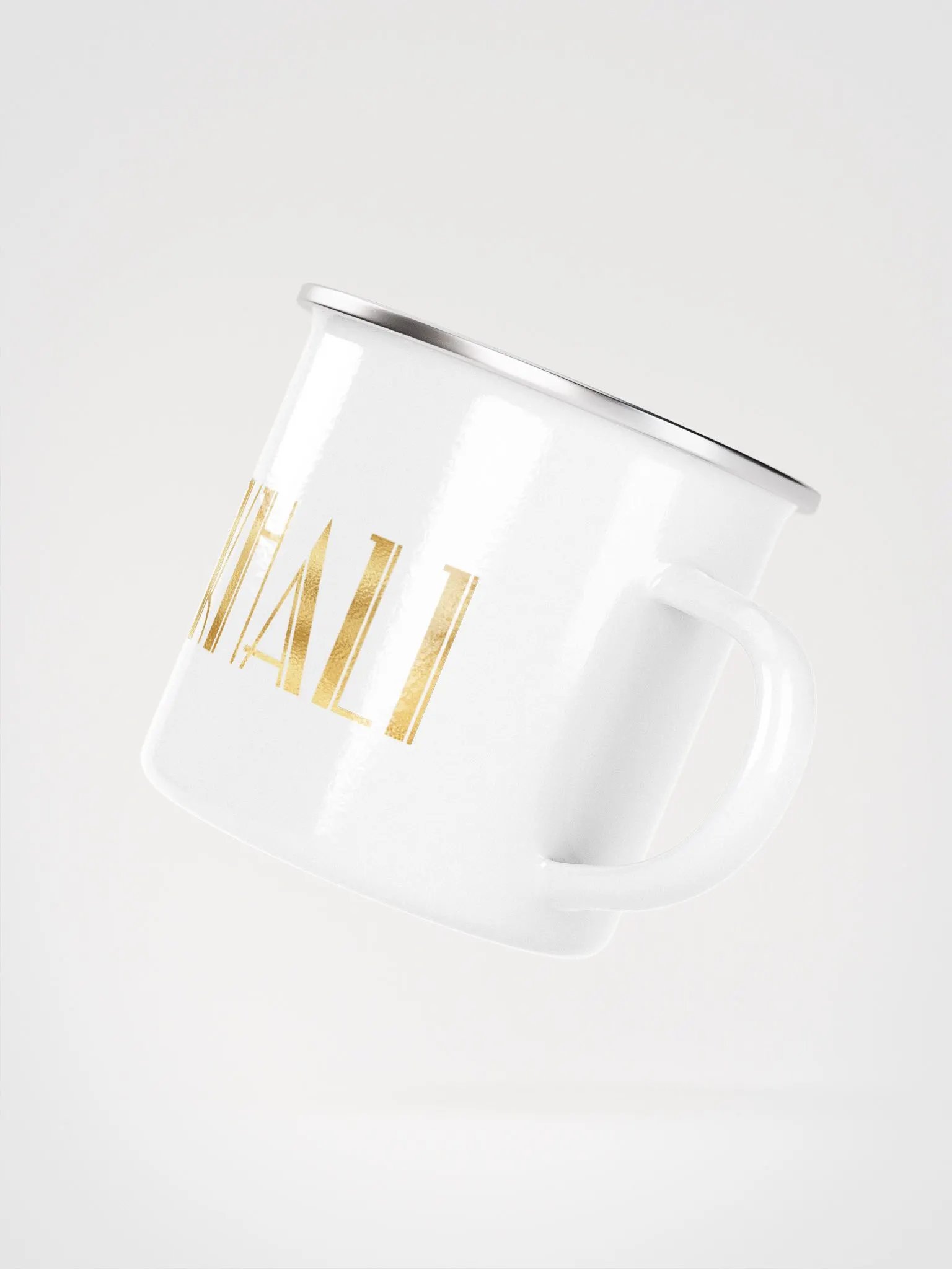 Sekhali Logo Gold Foil Enamel Mug product image (4)