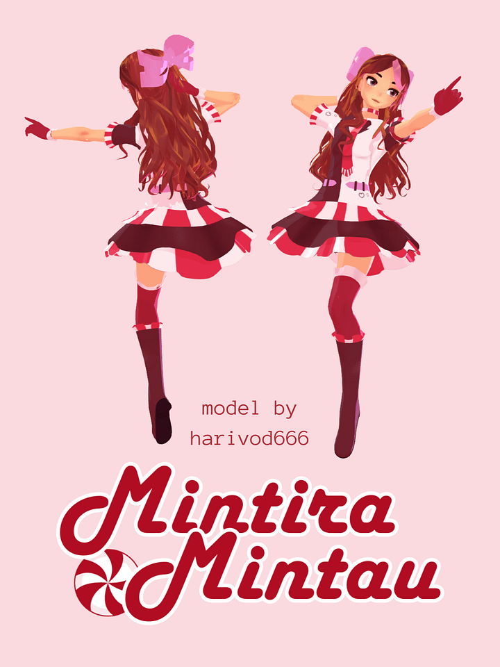 Mintauloids MMD models - Mintira, Mintaya, and Nora product image (2)