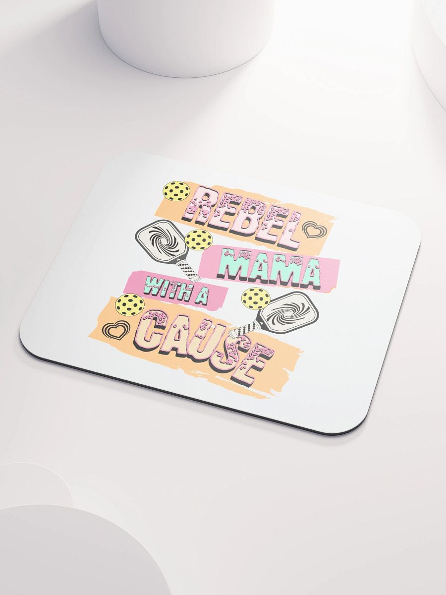 Rebel Mama With A Cause Pickleball Mouse Pad product image (3)