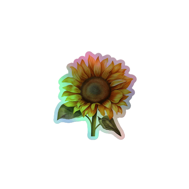 Sunflower Dreams Holographic Sticker Sheet product image (1)