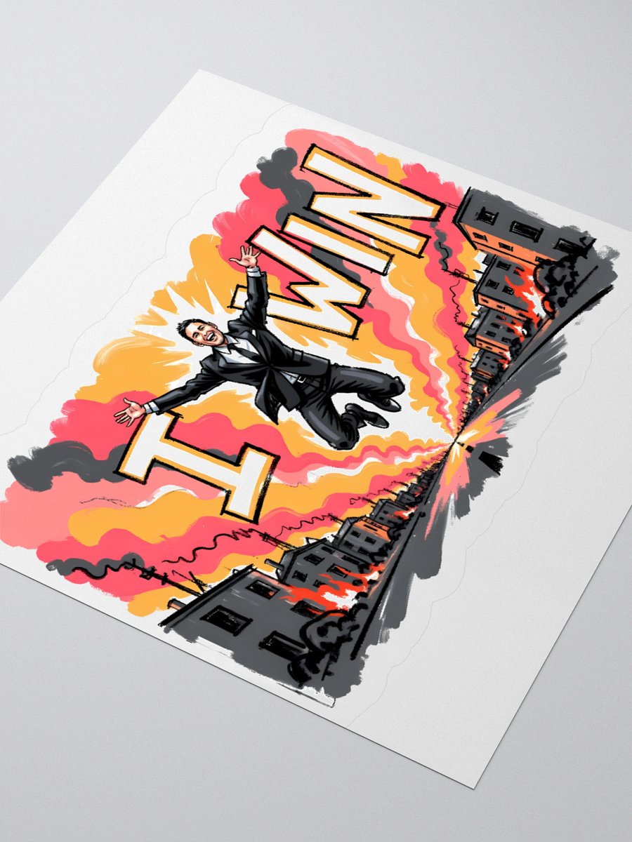 Triumphant Explosion Art Print – Urban Victory Sticker product image (8)