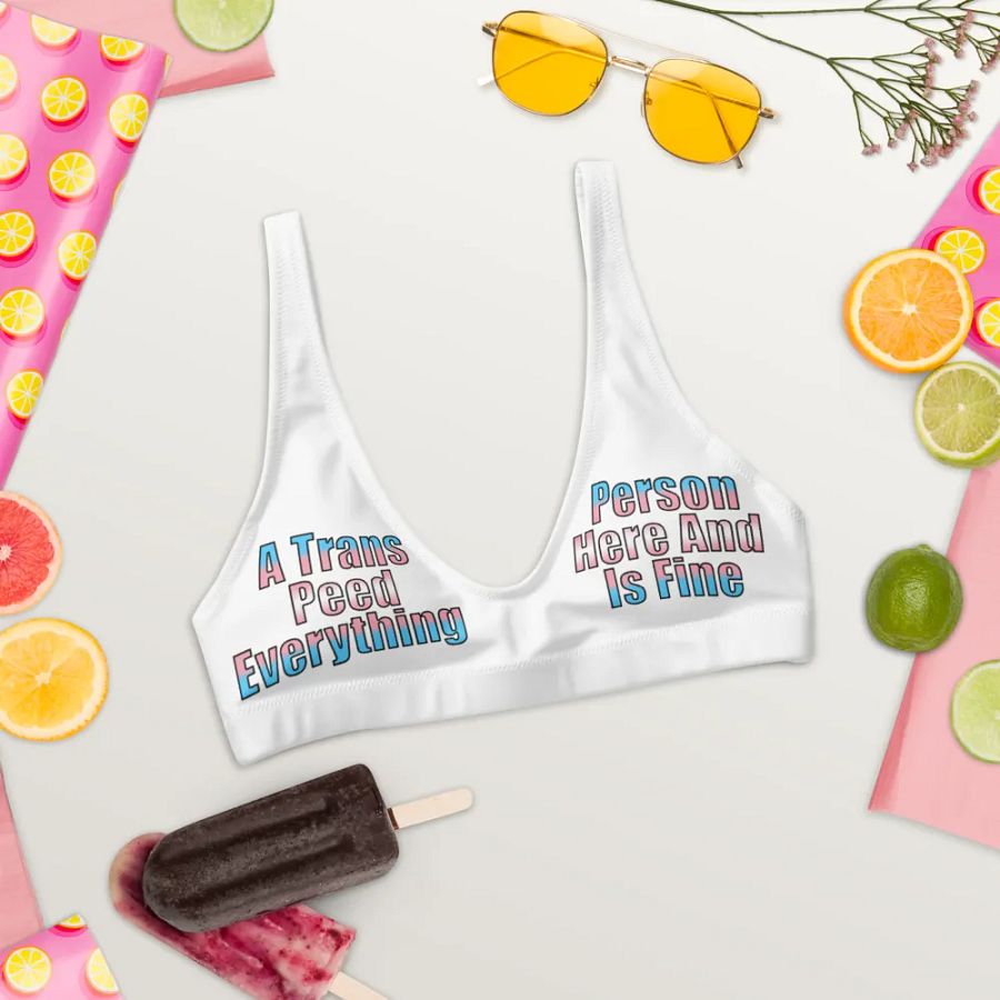 A Trans Person Peed Here Bikini Top product image (4)