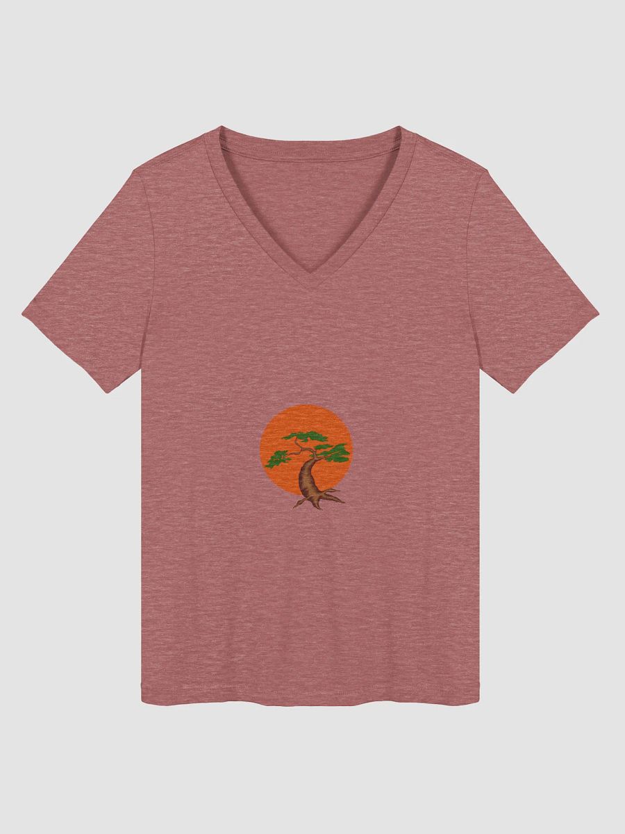 Sunlit Tree Women's V-Neck Tee product image (3)