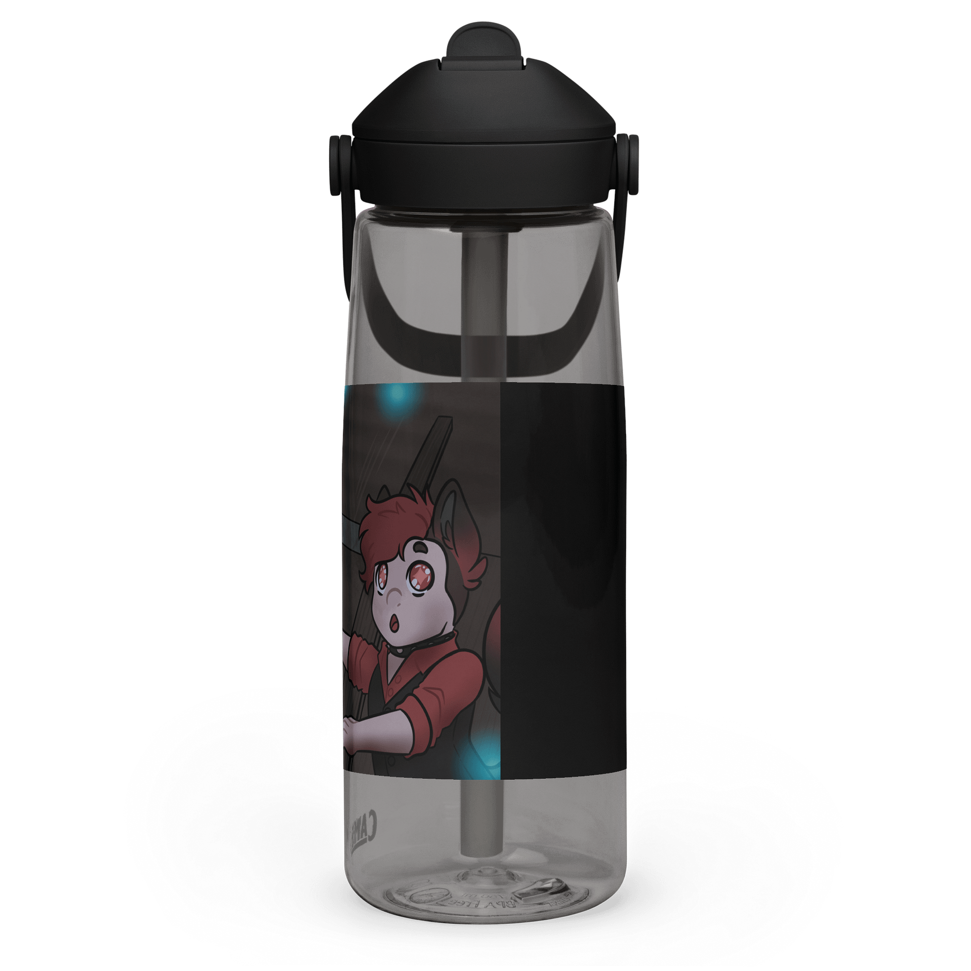 Flip Straw Water Bottle - Pet dat Dawg? product image (3)