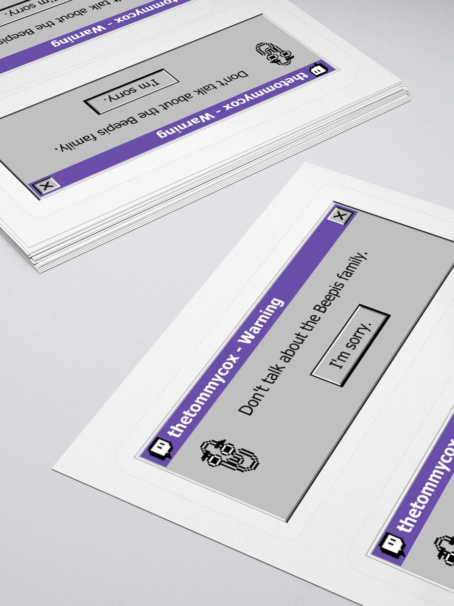 Warning Sticker product image (4)