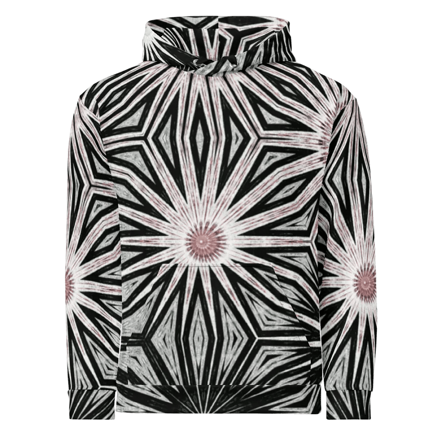 Abstract Coloured Modern Circles Unisex Pull Over Hoodie product image (6)