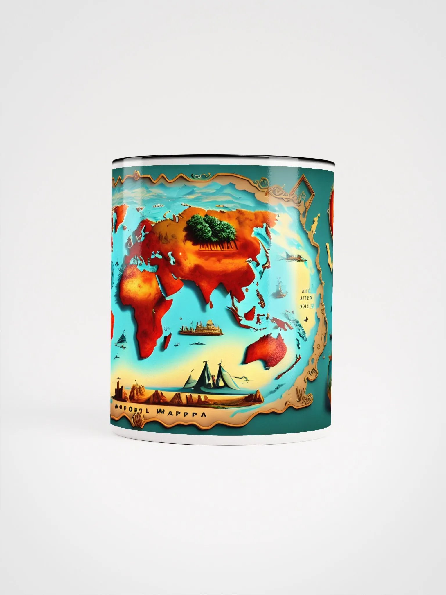 Dali's Surreal Melting World Map product image (10)
