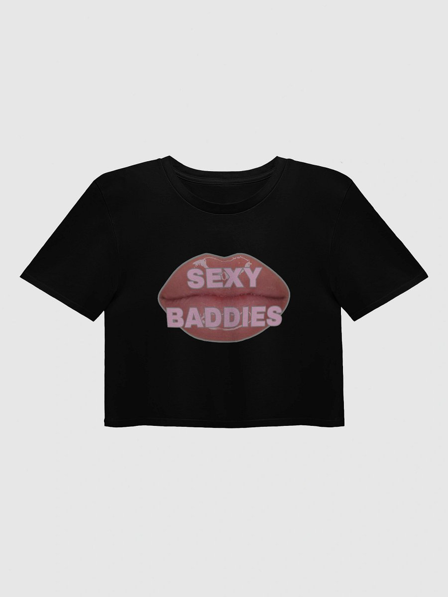 Glossy Sexy Baddies Lips Crop Top Women product image (3)
