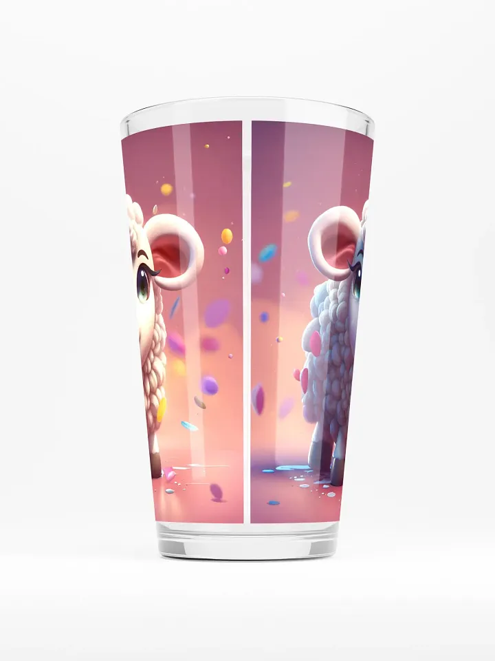 Cute Sheep Pint Glass product image (2)