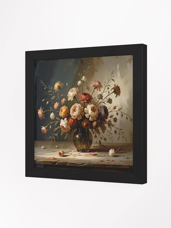 Peonies on Table Framed Poster product image (7)