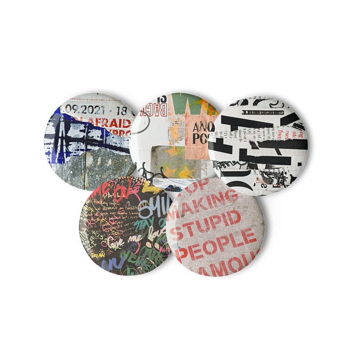 Tomorrow Is Back Pin Button Set product image (3)