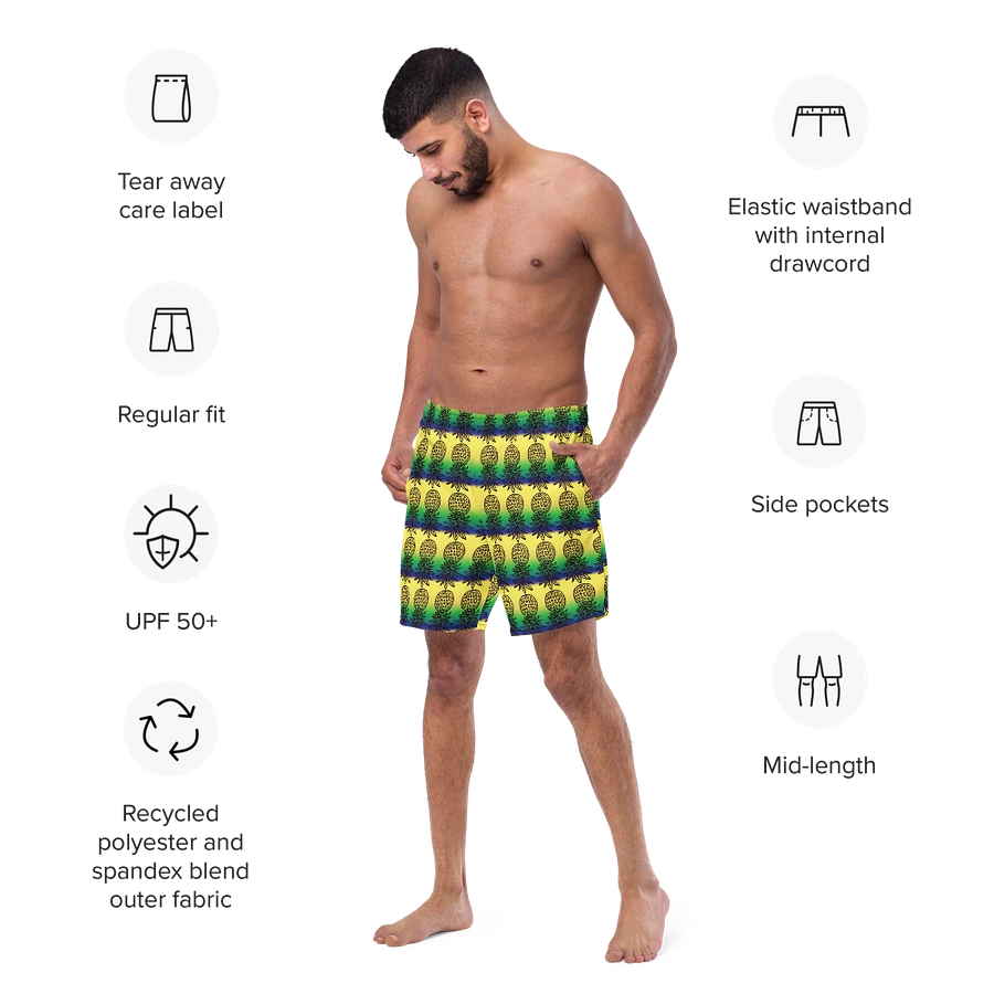 Upside Down Pineapples Swimming Trunks product image (19)