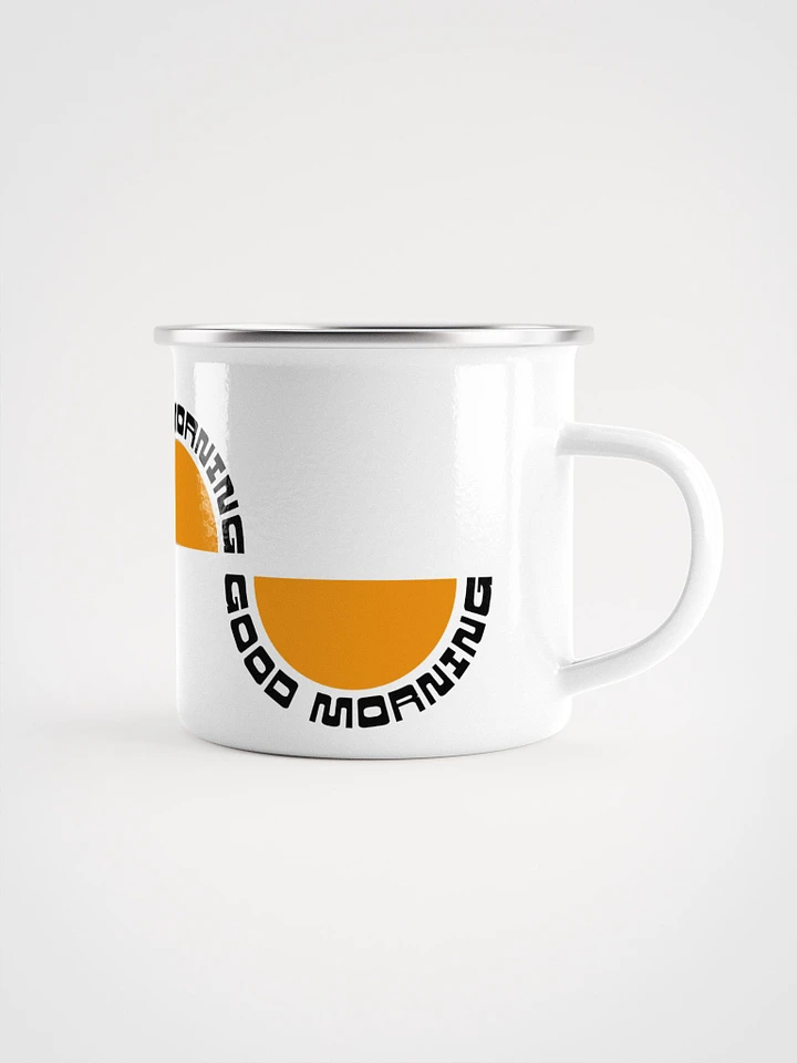 Good Morning Enamel Mug product image (1)