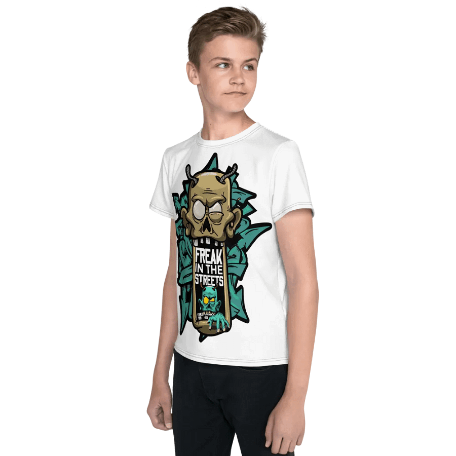 Youth Graphic Tee - Freak in the Streets V15 product image (5)