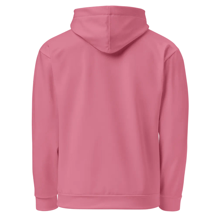 Plain Dusty Pink Light Summer Unisex Recycled Polyester Heavyweight Premium Hoodie by Treasure Pie product image (2)