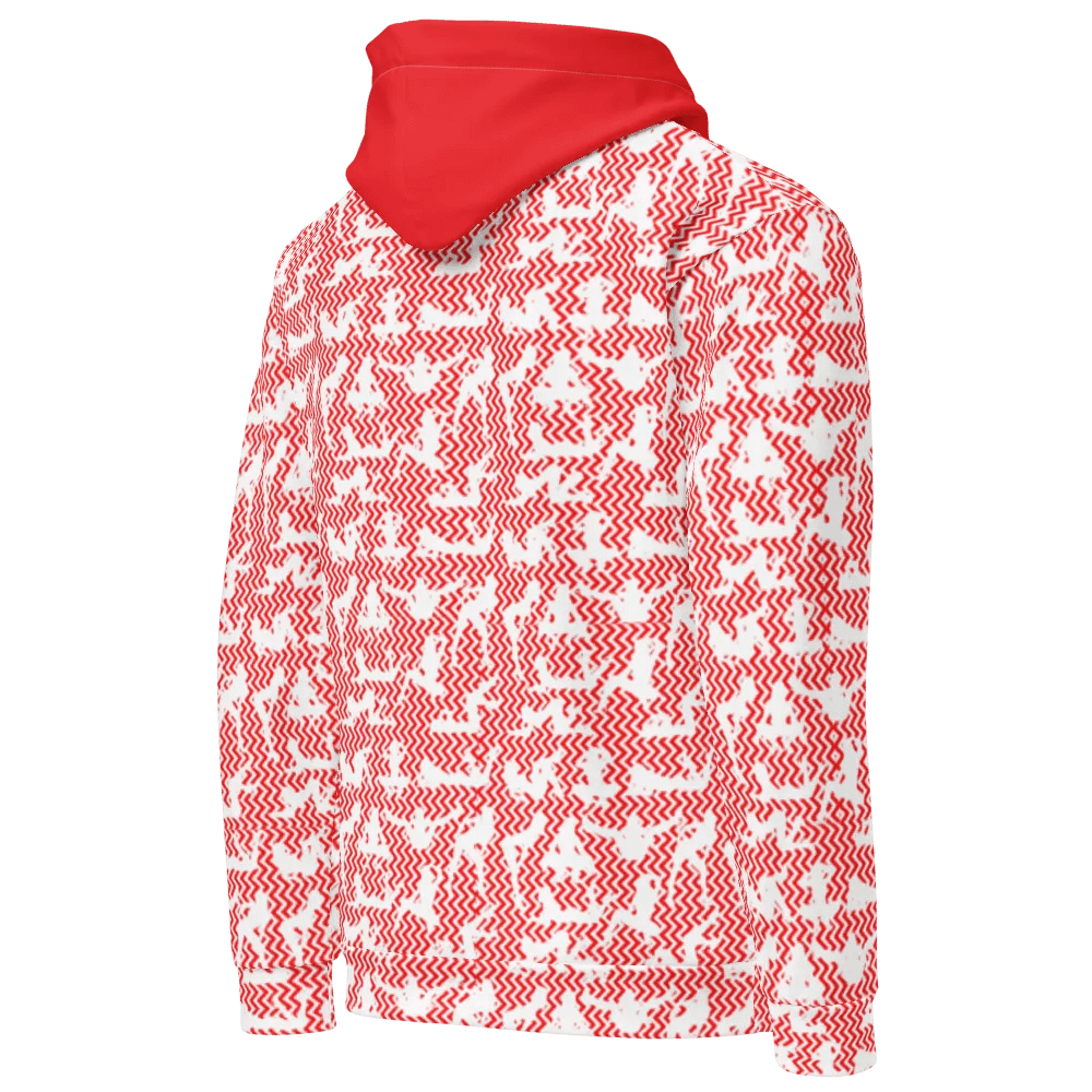Dynamic Zig-Zag - RED | Unisex Hoodie product image (5)