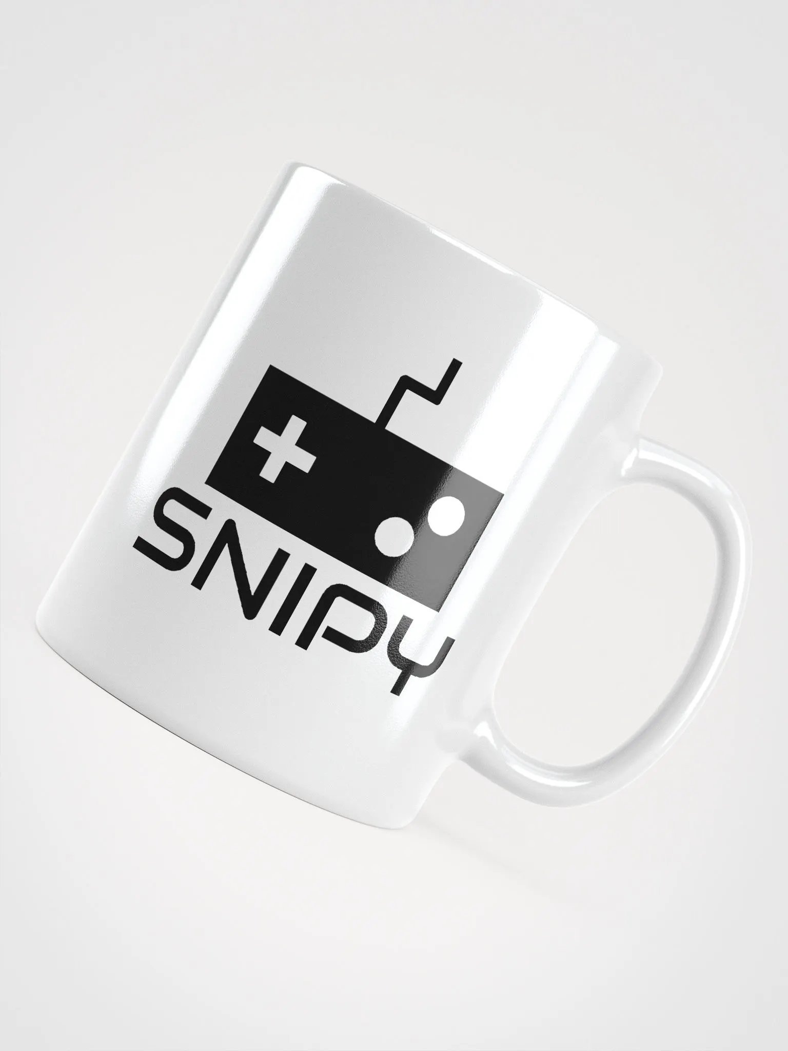 SnipyPlays Logo Mug White product image (10)