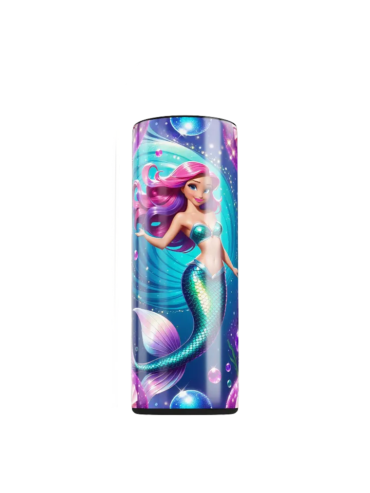Mermaid Princess 20 oz Skinny Stainless Steel Tumbler - v2 product image (1)