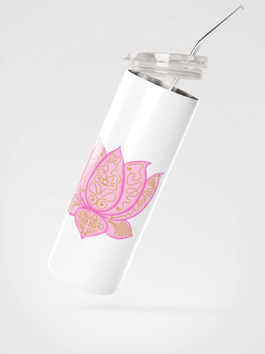 Golden Lotus Stainless Steel Tumbler product image (2)