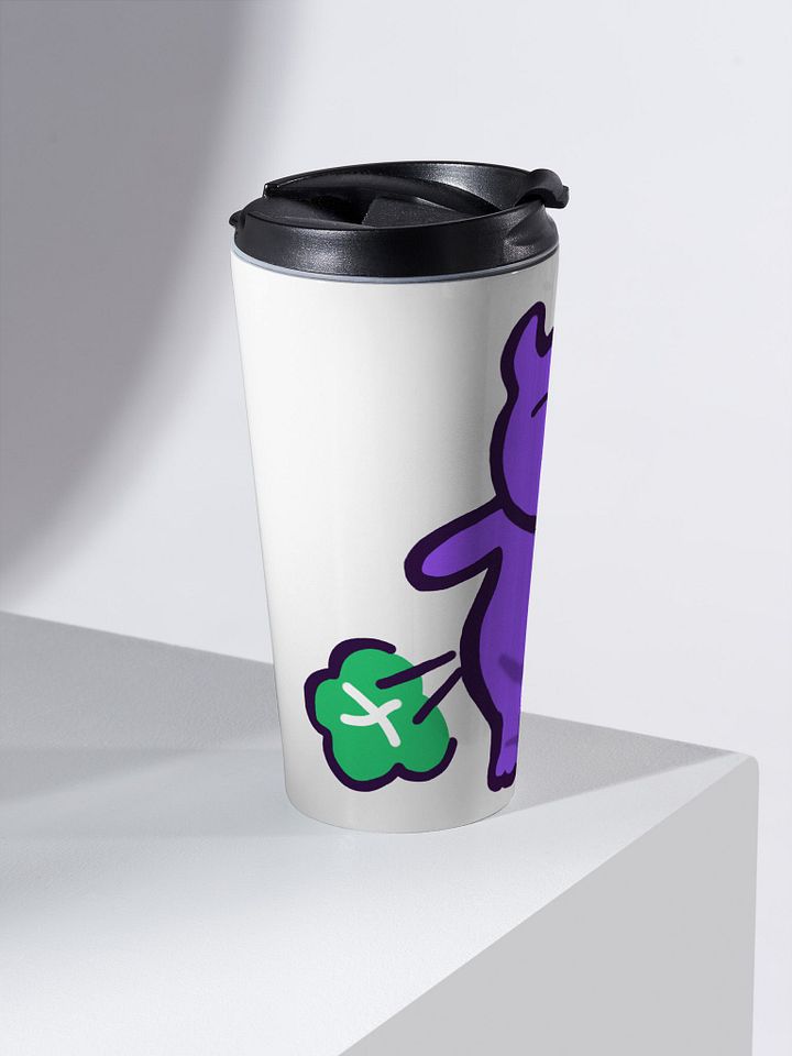 Stainless Steel Travel Mug - Farting Jeffrey product image (2)