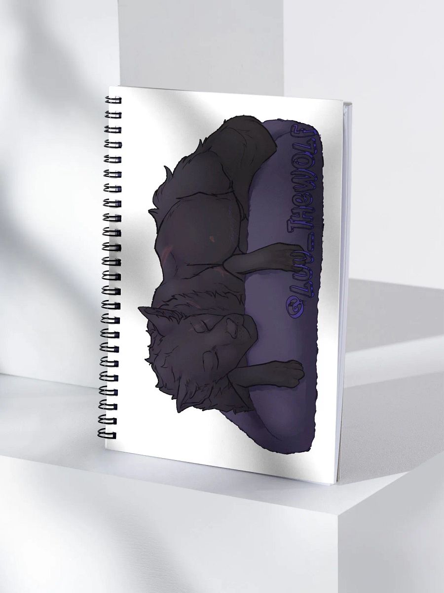 "The Slumbering Wolf" Notebook product image (4)