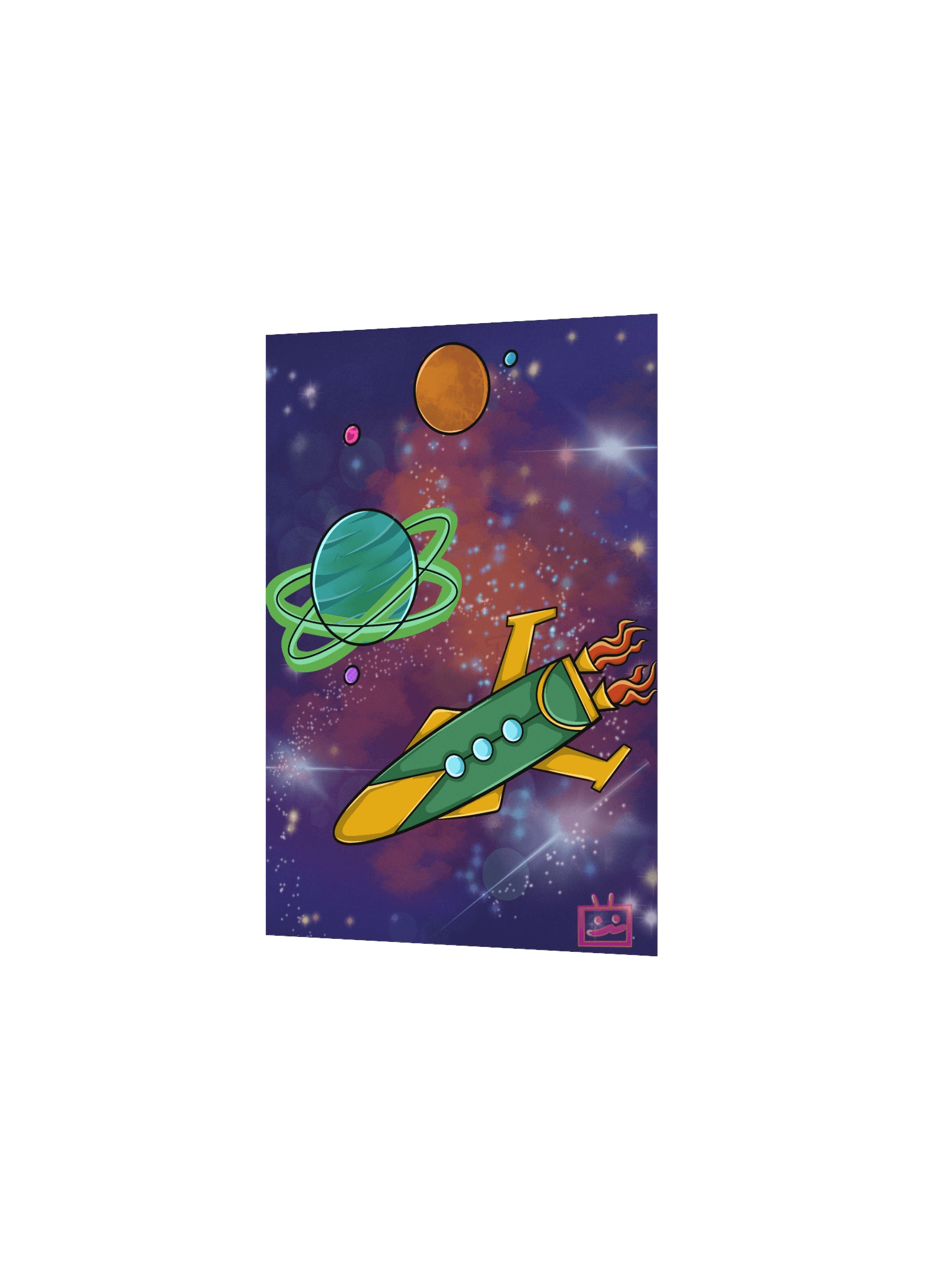 5x7 Space Ship Print product image (2)