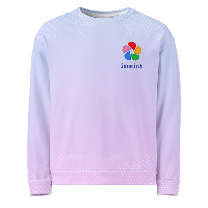 Retro Sweatshirt Chest Logo & Text product image (1)