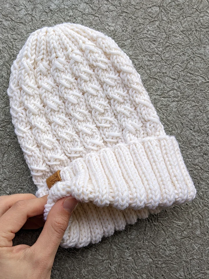 Knit Lunar Cable Hat Pattern product image (2)