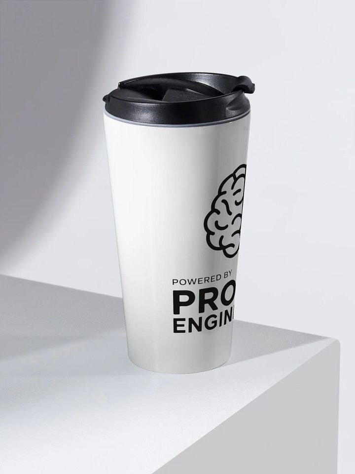 Prompt Engineering Brainiac Stainless Steel Travel Mug product image (2)