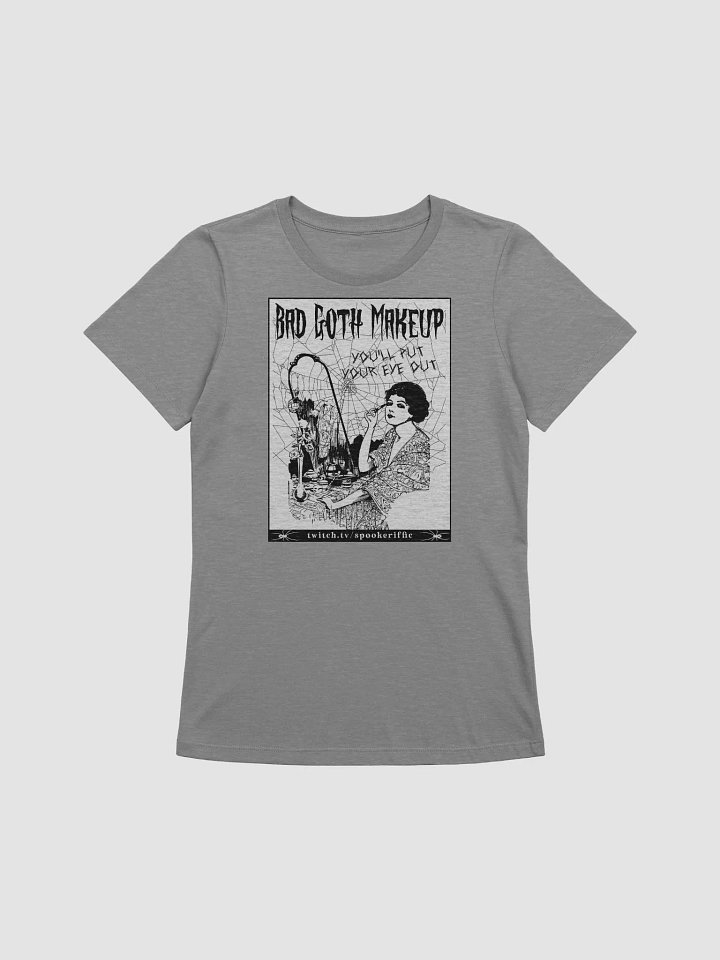 Bad Goth Makeup Femme Fit Tee product image (6)