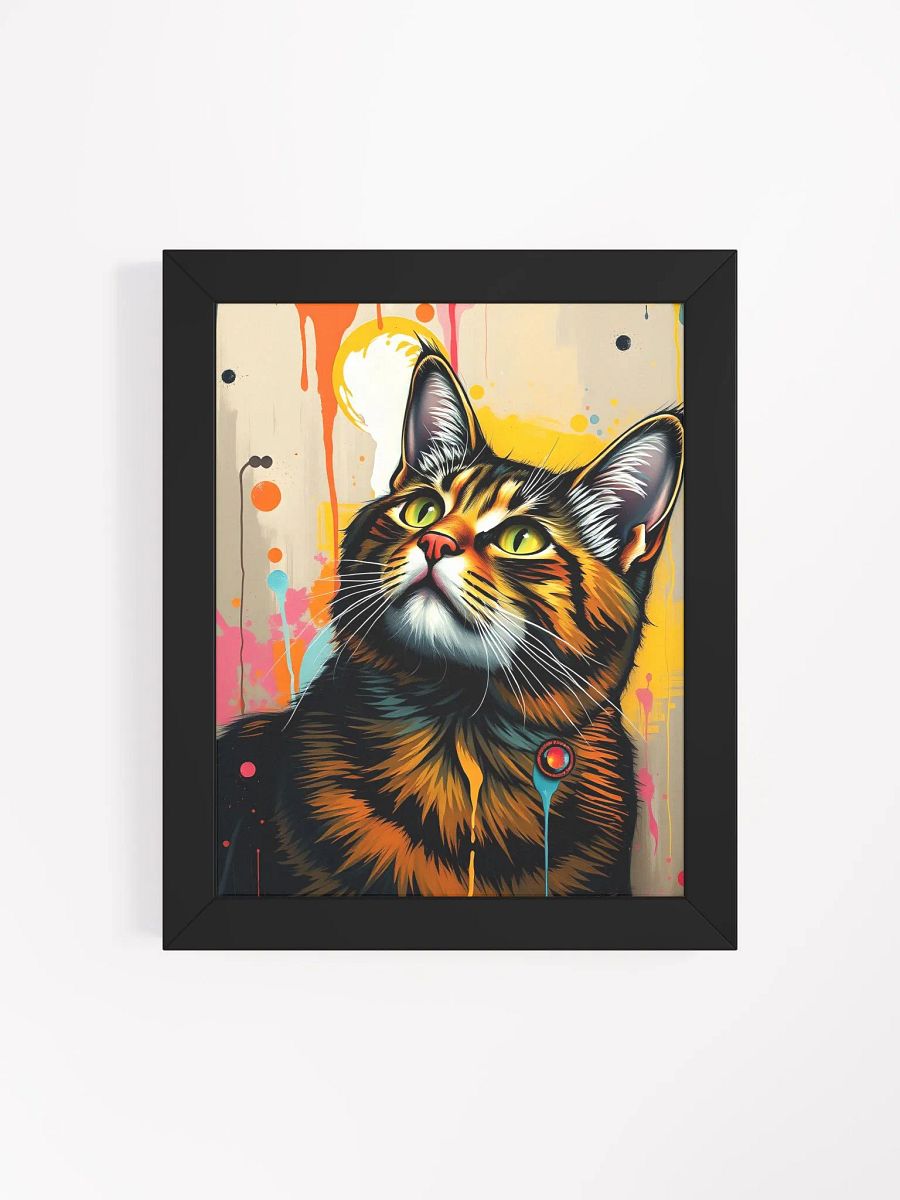 pretty kitty! Vibrant Ayous Wood Framed Poster product image (22)
