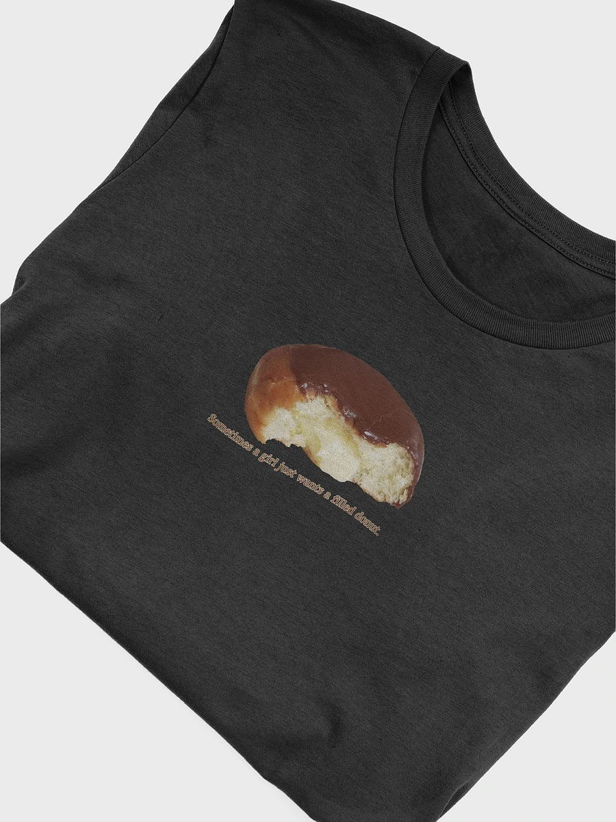 cream-filled donut T-shirt product image (53)