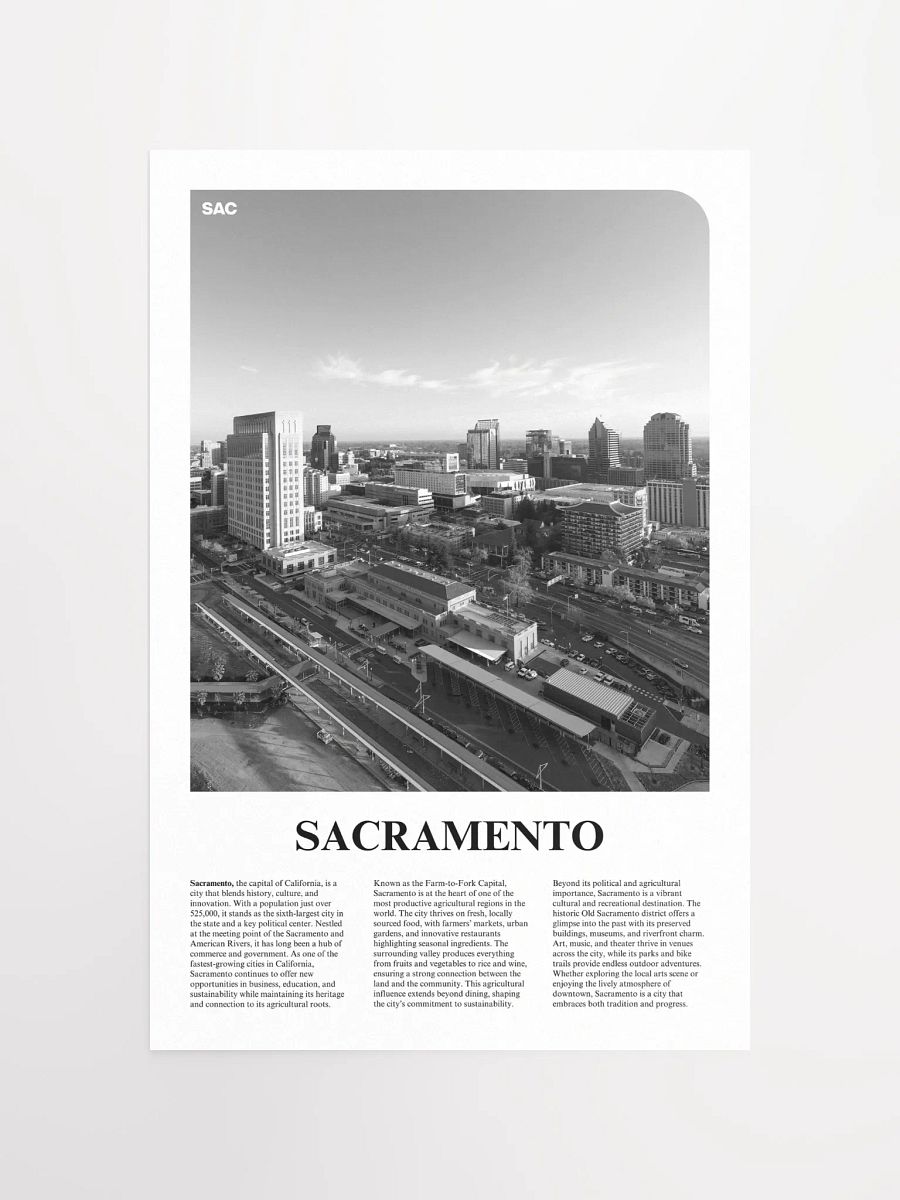 Sacramento 02 Newspaper Poster product image (5)