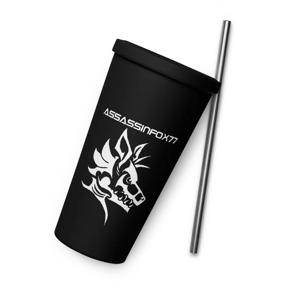 AssassinFox77 Isolierbecher mit Strohhalm product image (2)