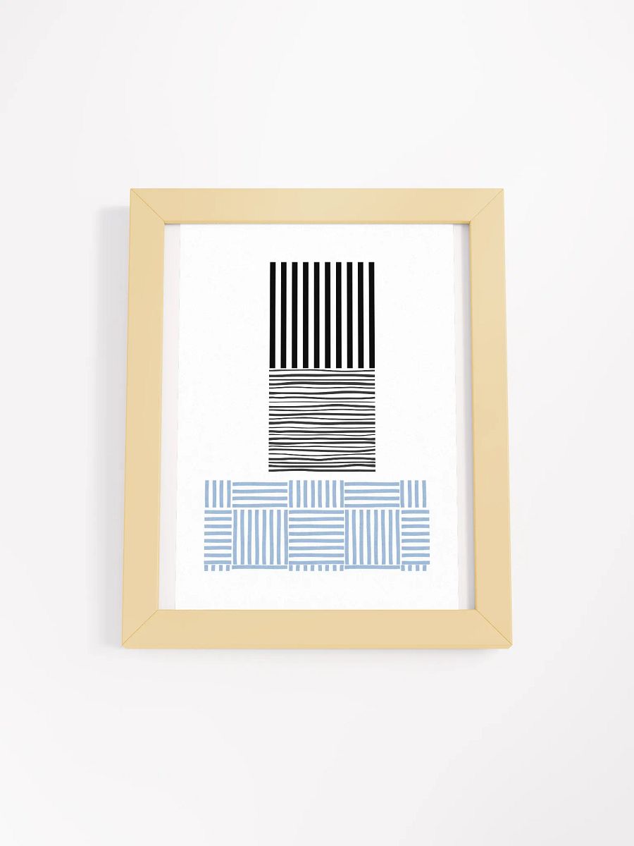 Black and Blue Ethereal Patterns Framed Poster product image (8)